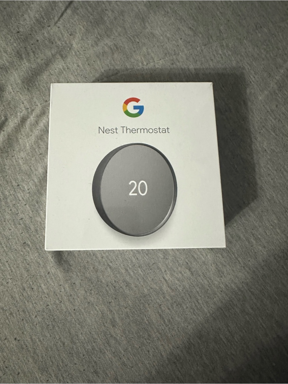 Google Nest Thermostat - Black/Charcoal